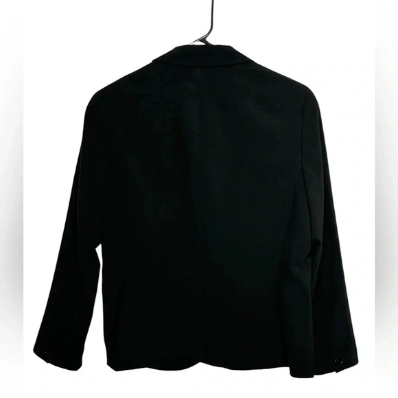 Theory Black Blazer Size 10 Office Business Minimalist Contemporary - Picture 2 of 11